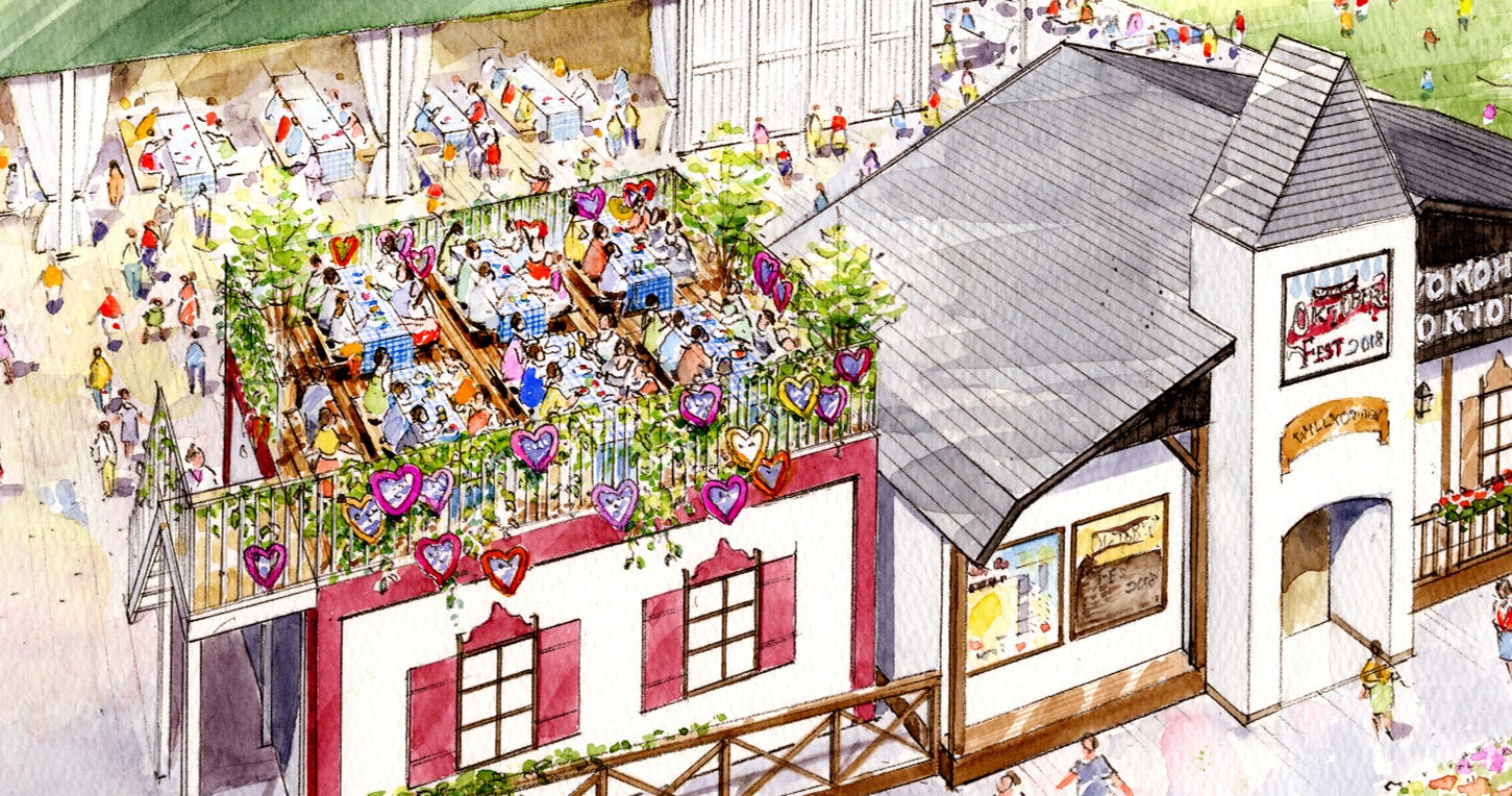 ビール総数170種!「横浜オクトーバーフェスト2018」屋上テラスも出現