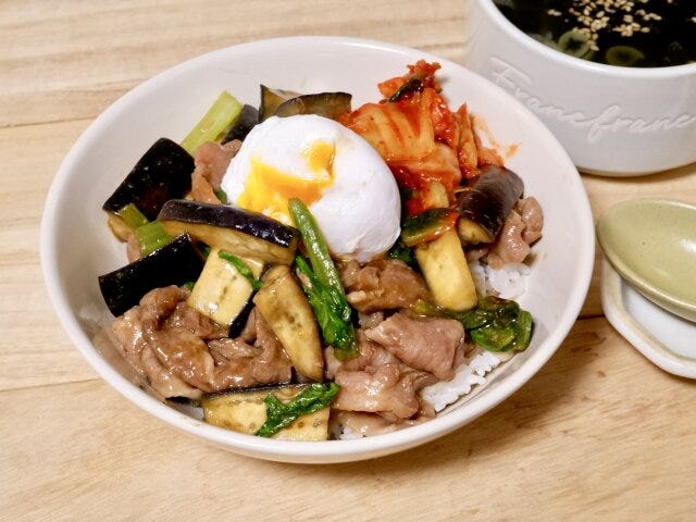 ビビンバ風ごはん 作り方 完成 ビビンバ風ごはん 作り方 完成