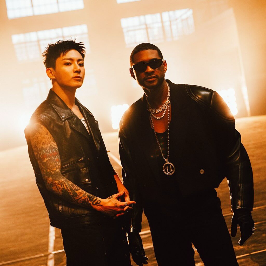 JUNG KOOK（ジョングク）、Usher（アッシャー）／アッシャーInstagramより