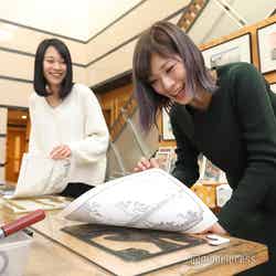 浮世絵の版画摺りにチャレンジ。意外と複雑な工程にびっくり。(C)モデルプレス