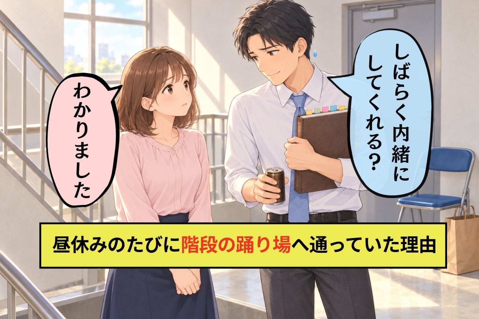 昼休みのたびに階段の踊り場へ消えていた俺。付箋だらけの本を後輩にだけは見せられなかった事情