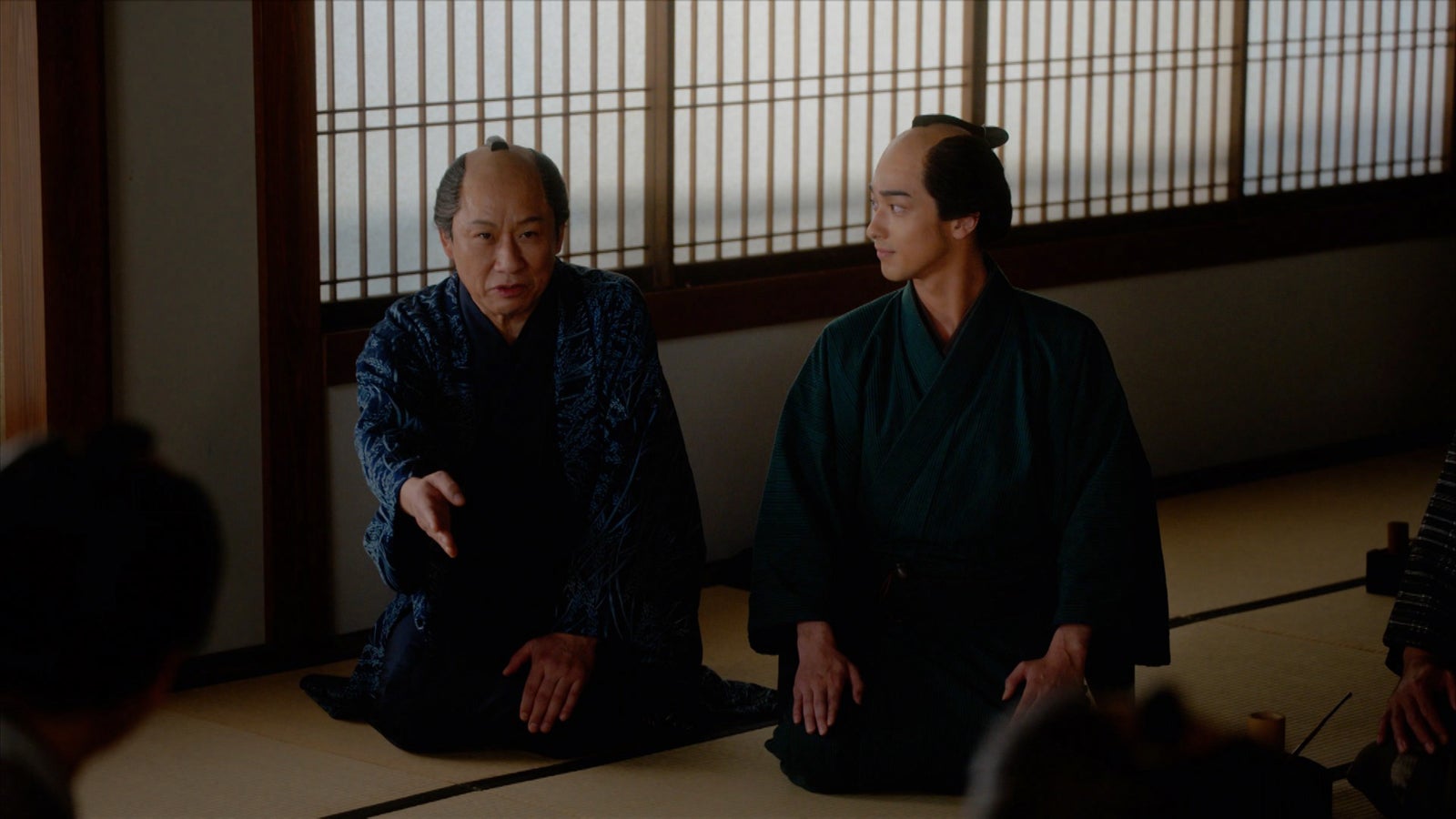 西村まさ彦、横浜流星「べらぼう～蔦重栄華乃夢噺～」第4話（C）NHK