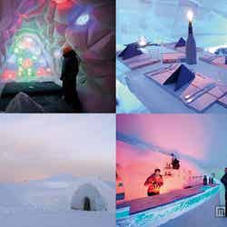 「Arctic SnowHotel&Glass Igloos(アークティックスノーホテル&グラスイグルーズ)」はレストラン、客室、バーまで、あらゆる設備が氷製/画像提供:フィンランド政府観光局