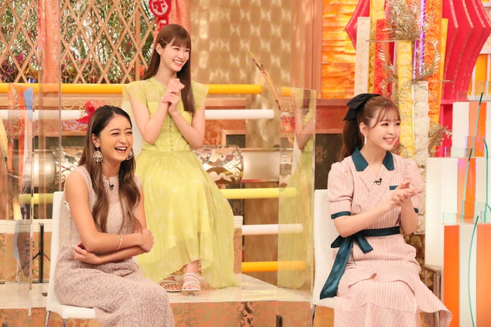 (左から)池田美優、生見愛瑠、藤田ニコル (C)フジテレビ