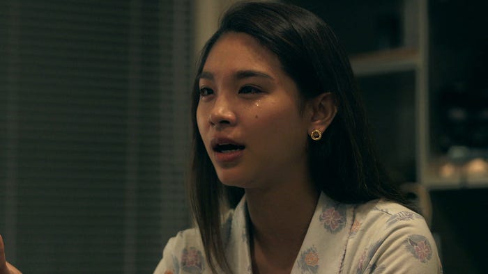 美咲と勇気に速人への気持ちを明かし、涙を流した政子『TERRACE HOUSE BOYS & GIRLS IN THE CITY』42nd WEEK(C)フジテレビ/イースト・エンタテインメント