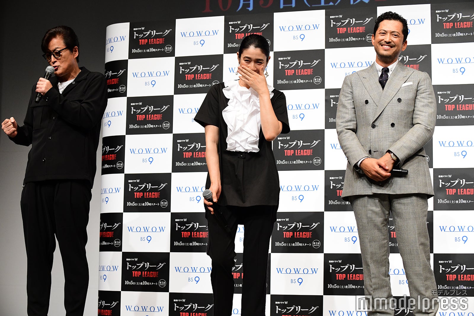 ）陣内孝則、小雪、池内博之 （C）モデルプレス