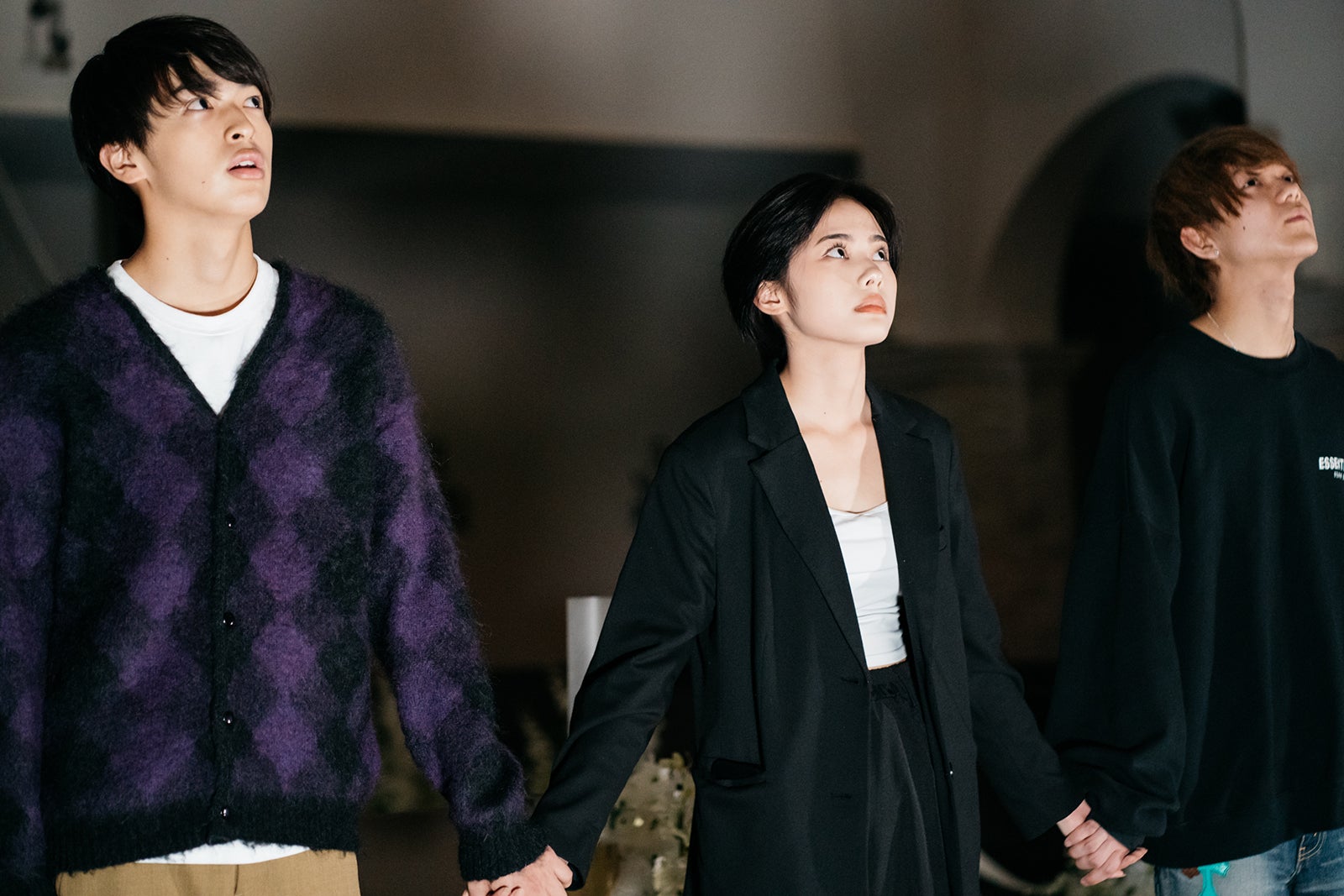 しょうた、セイラ、エザキ「虹とオオカミには騙されない」第12話（C）AbemaTV, Inc.