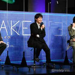 （左から）若葉竜也、吉沢亮、落合モトキ（C）モデルプレス