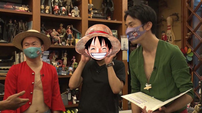 (左から)山内健司、尾田栄一郎、濱家隆一(C)フジテレビ