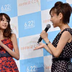 桐谷美玲(左)、高橋真麻アナウンサー(右)