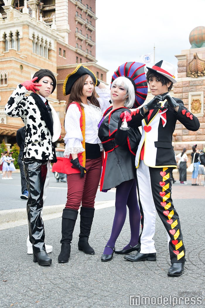 ゆひさん、えの子さん、めだか委員長さん、アイさん (C)モデルプレス(C)Disney