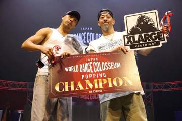 世界最高峰のストリートダンスバトルが開催 POPPING部門は大阪のCo-thkooが4度目V