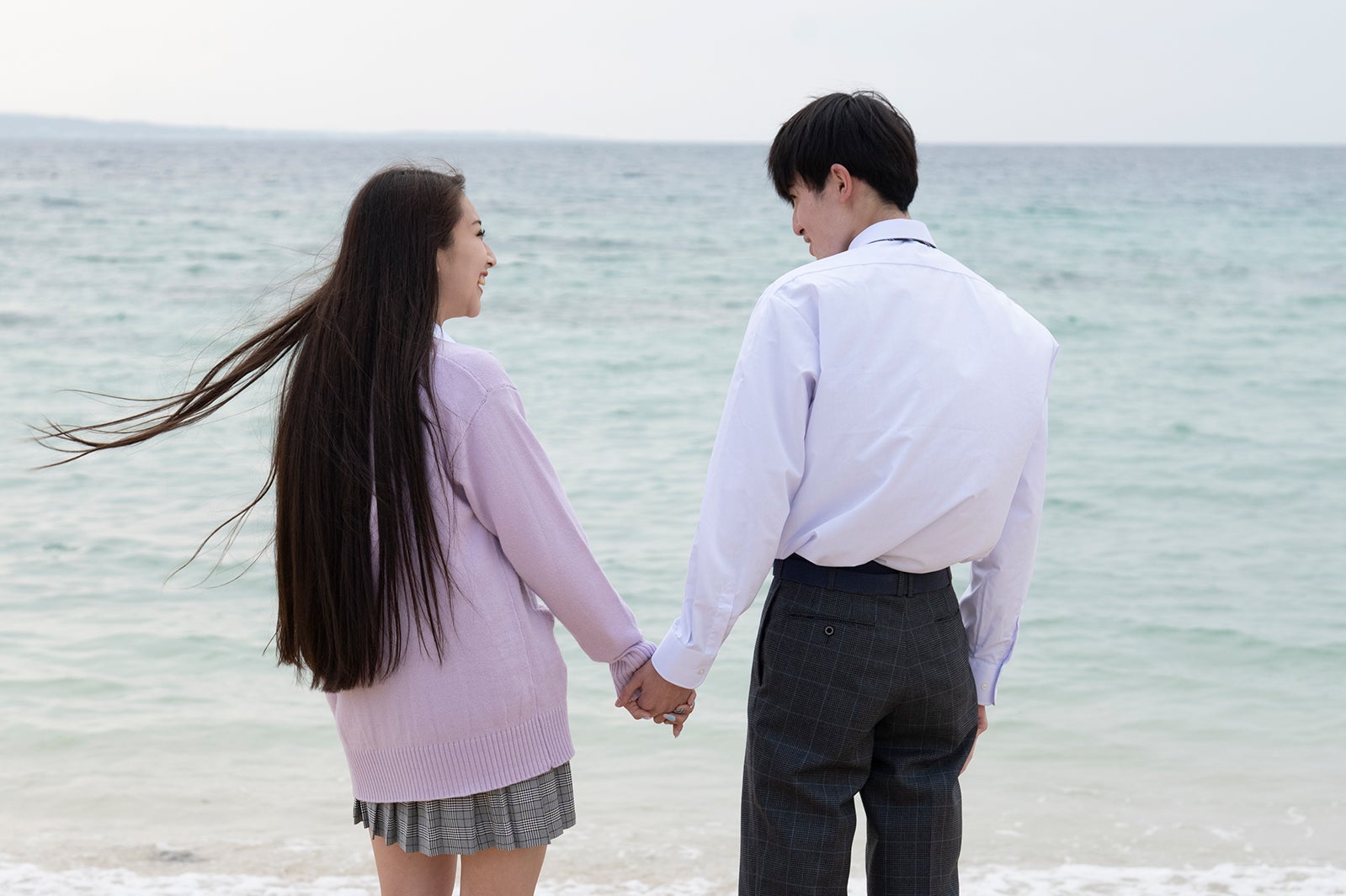 りおん、マリサ「今日、好きになりました。-春桜編-」（C）AbemaTV, Inc.