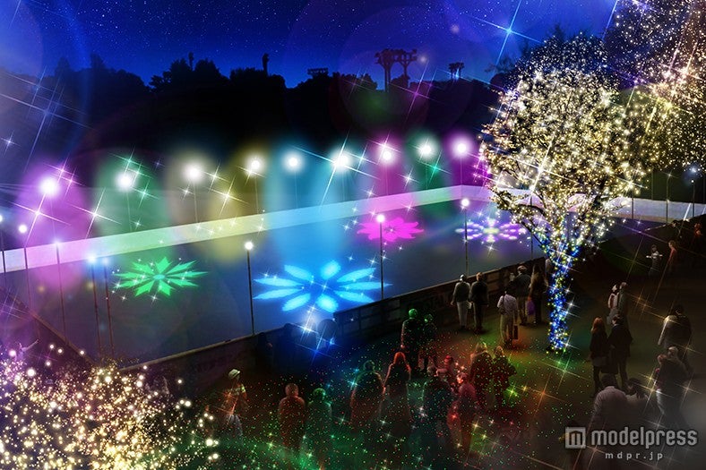 首都圏最大級のスケートリンクがオープン　幻想的な“光のショー”も／画像提供：としまえん【モデルプレス】