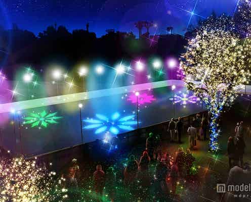 首都圏最大級のスケートリンクがオープン 夜は幻想的な“光のショー”も