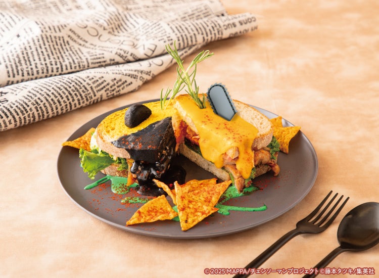 【チェンソーマン vs ボム】激闘バトルサンド税込1,990円（C）2025 MAPPA／チェンソーマンプロジェクト （C）藤本タツキ／集英社