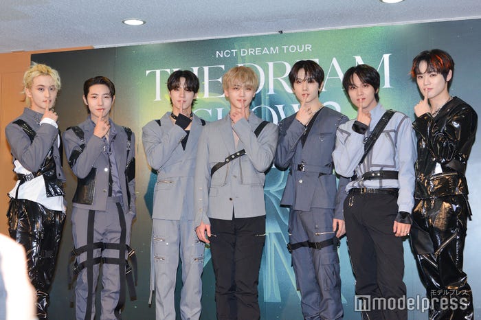 NCT DREAM(左から)マーク、ロンジュン、ジェノ、ジェミン、チソン、ヘチャン、チョンロ (C)モデルプレス