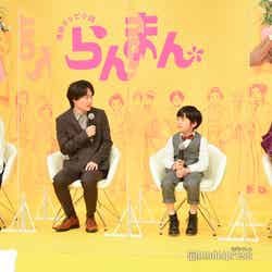 （左から時計回りに）広末涼子、神木隆之介、森優理斗、松坂慶子 （C）モデルプレス