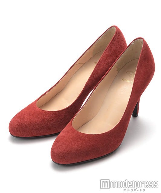 「Perfumeダンスヒール」コーラルレッドスエード/20,520円(tax in)