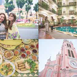 <ベトナム・ホーチミン女子旅1泊3日モデルプラン>ピンクの教会から夜景クルーズまで弾丸で楽しさ凝縮!(C)モデルプレス