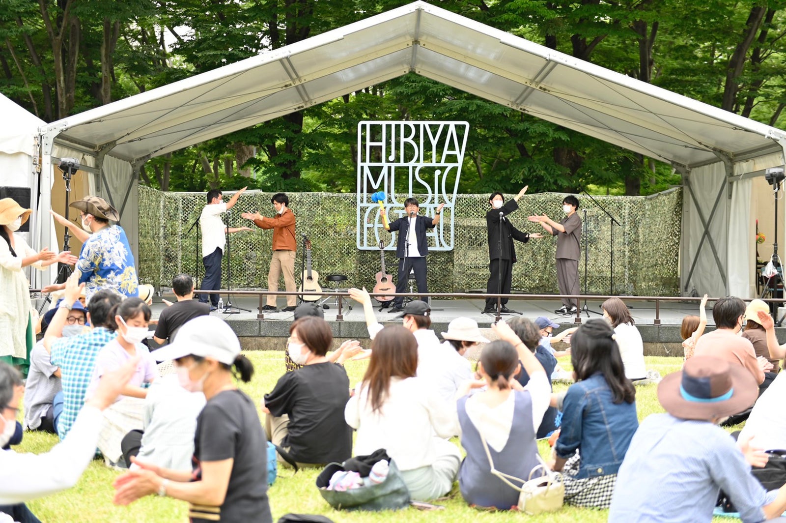 「日比谷音楽祭2022」6月5日開催の様子（提供写真）