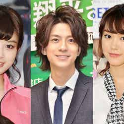 7月27日に一番読まれたニュースは？／（左から）馬場ふみか、三浦翔平、桐谷美玲（C）モデルプレス