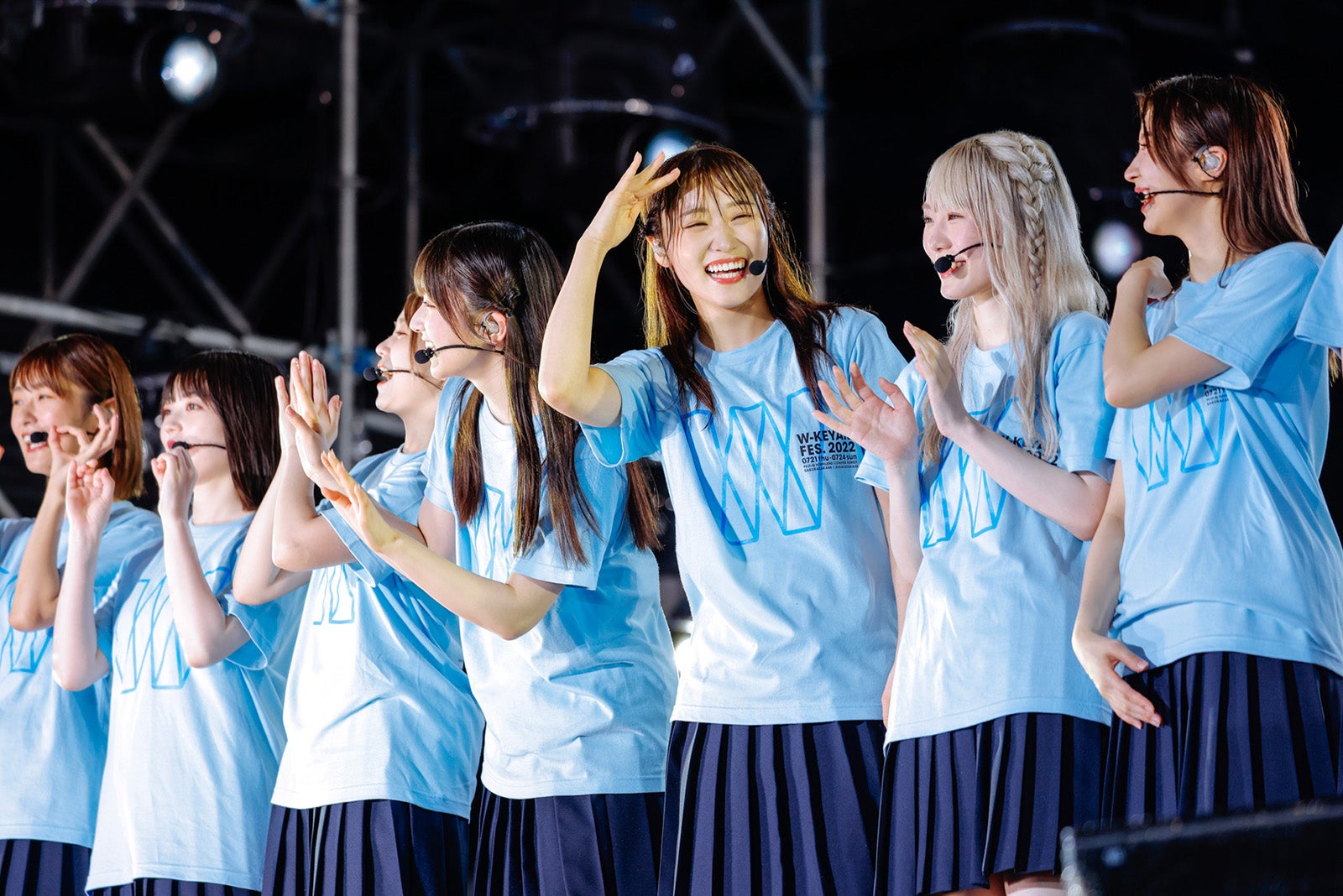 櫻坂46／「W-KEYAKI FES. 2022」より（提供写真）