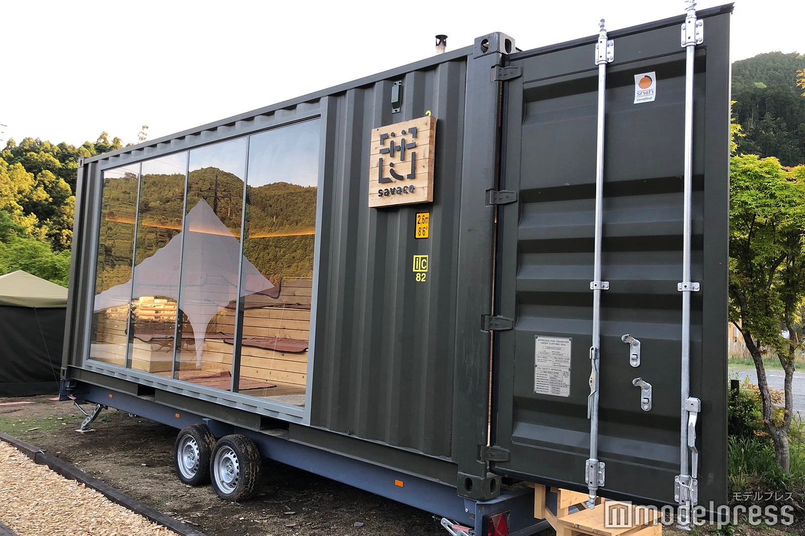 ノーラ名栗／宿泊者専用サウナトレーラー（C）モデルプレス