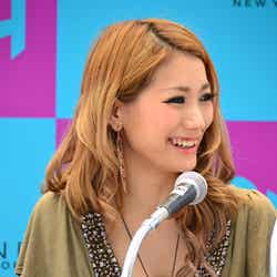 トークショーに登場した「セシルマクビー」渋谷109店スタッフの後藤祐貴子さん