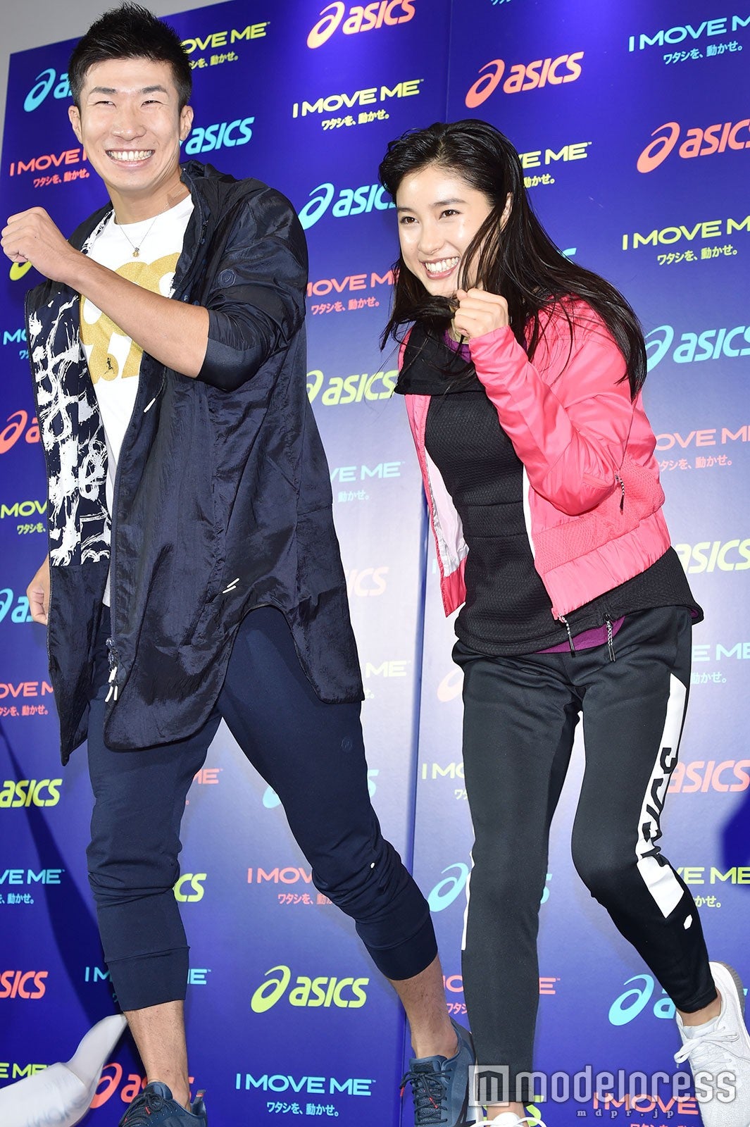 桐生祥秀選手、土屋太鳳 （C）モデルプレス