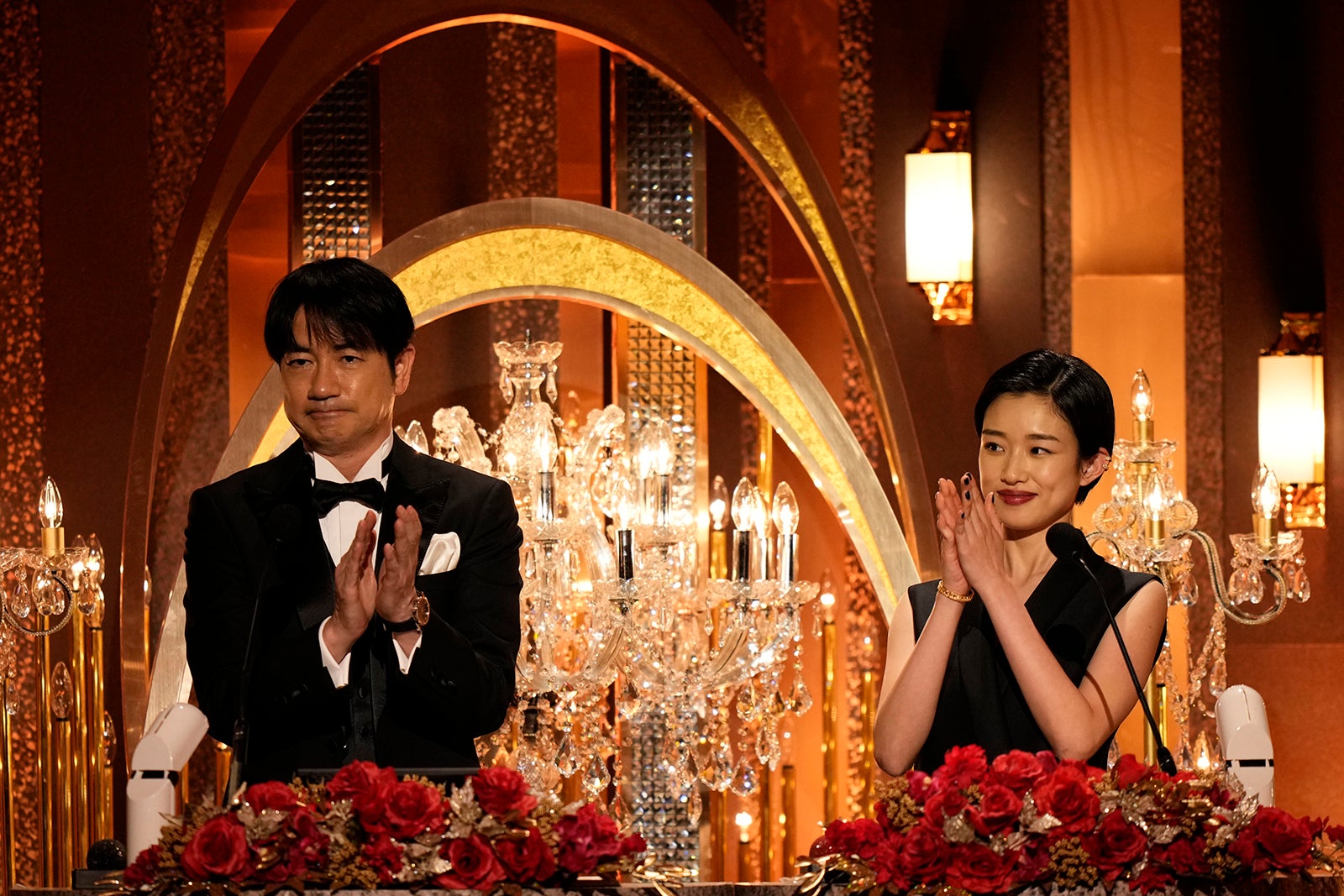 羽鳥慎一、河合優実（C）日本アカデミー協会