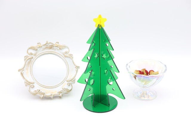 ダイソー　アクリルツリー　インテリア