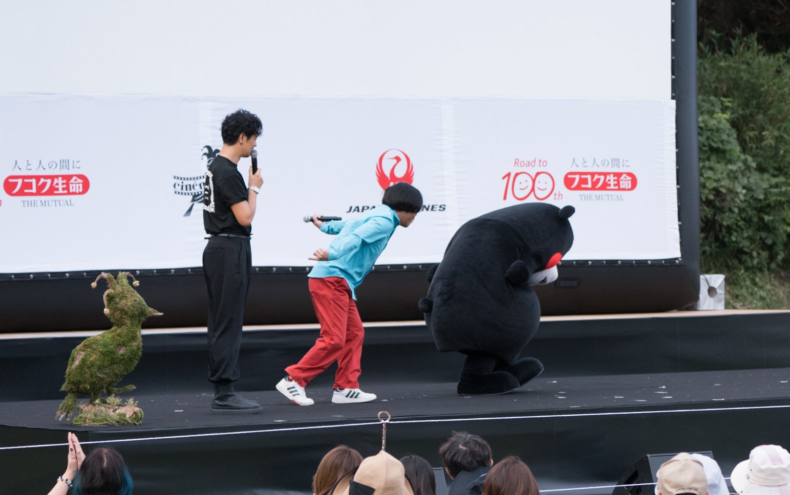 「cinema bird in 熊本小国 2023」の様子（提供写真）