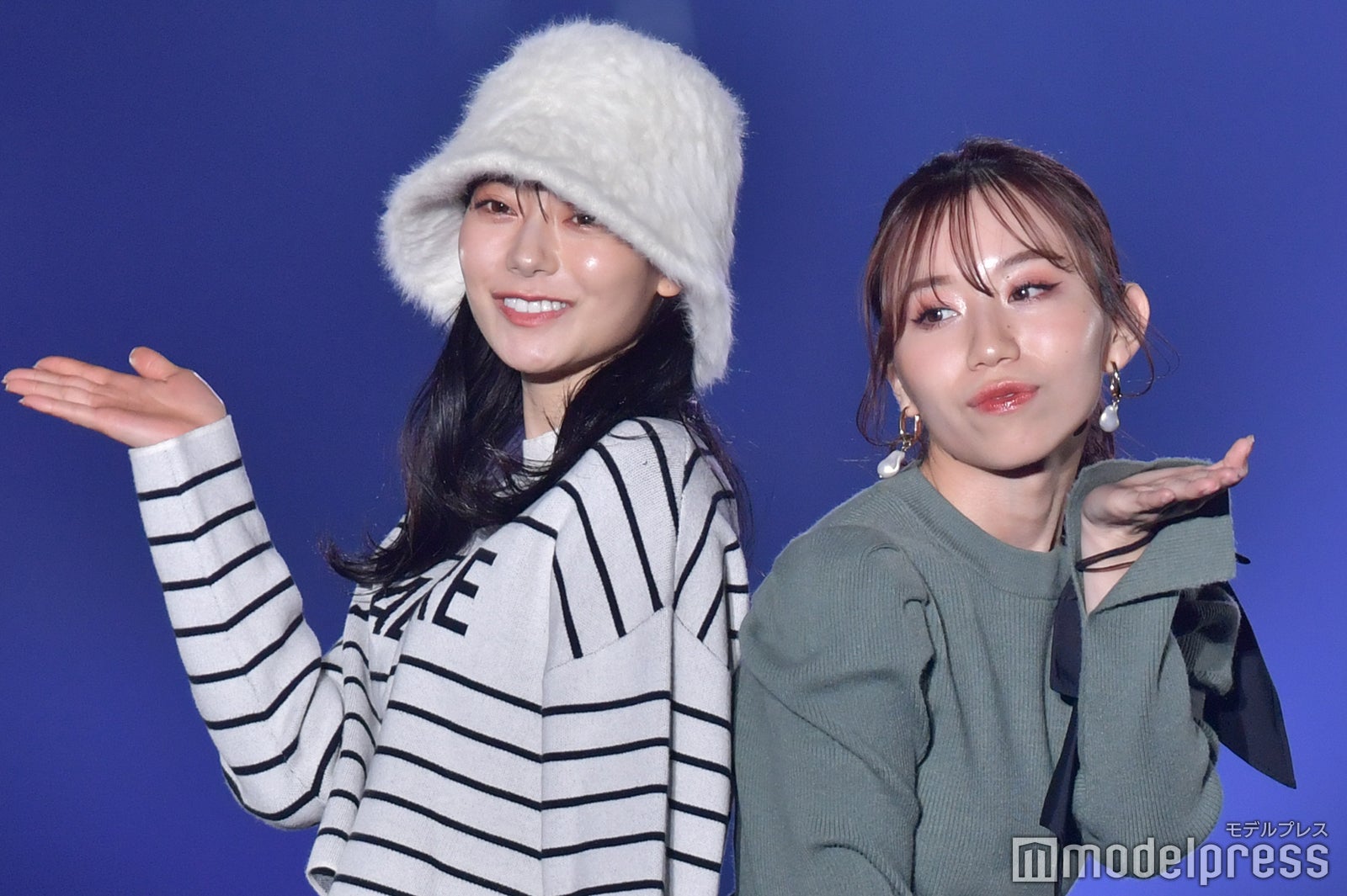 なごみ、みゆ（C）モデルプレス