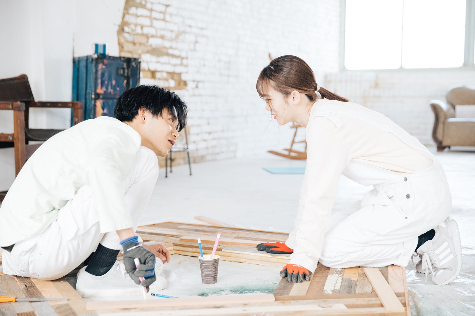 井上想良、川口葵「恋とオオカミには騙されない」第9話より（C）AbemaTV, Inc.