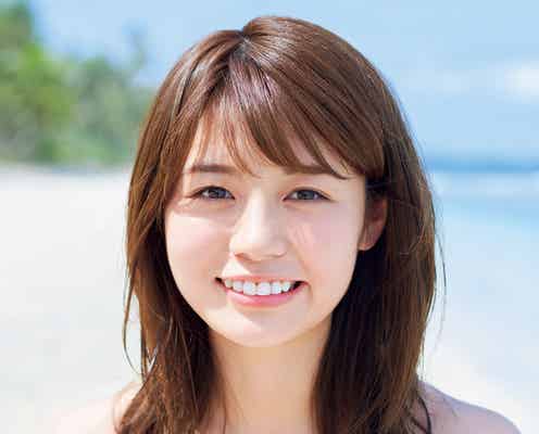 青学準ミス井口綾子、水着グラビアデビュー 色白×迫力ムッチリボディ披露