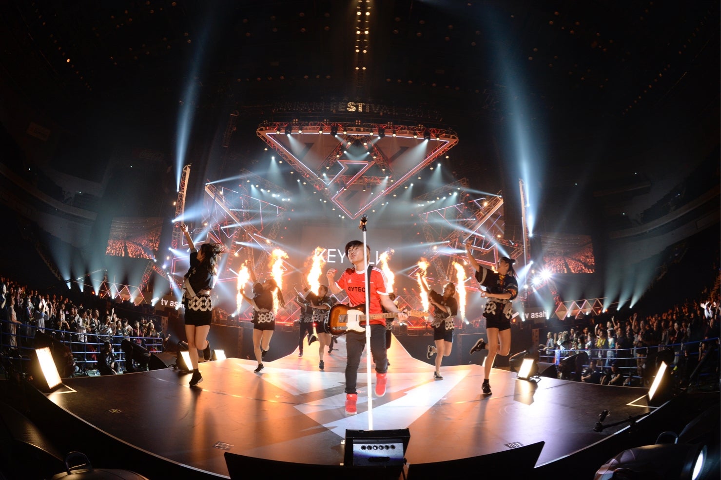 KEYTALK（C）テレビ朝日 ドリームフェスティバル 2017／写真：岸田哲平
