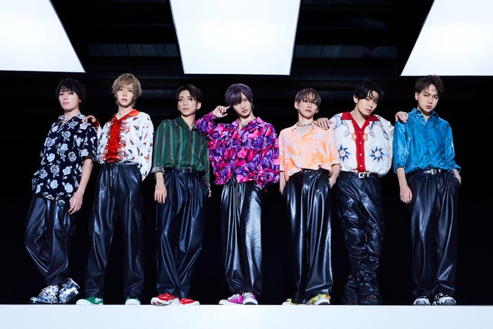 IMP.(左から)椿泰我、松井奏、鈴木大河、佐藤新、基俊介、影山拓也、横原悠毅(C)TOBE Co., Ltd.