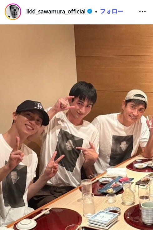 沢村一樹Instagramより