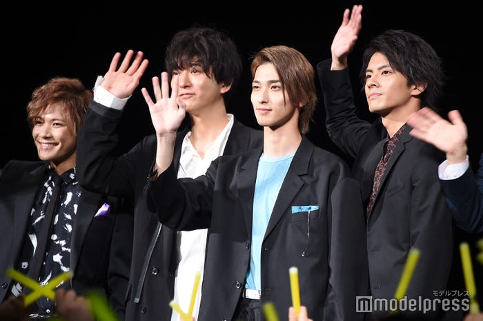 (左から)岩谷翔吾、浅香航大、横浜流星、中尾暢樹(C)モデルプレス