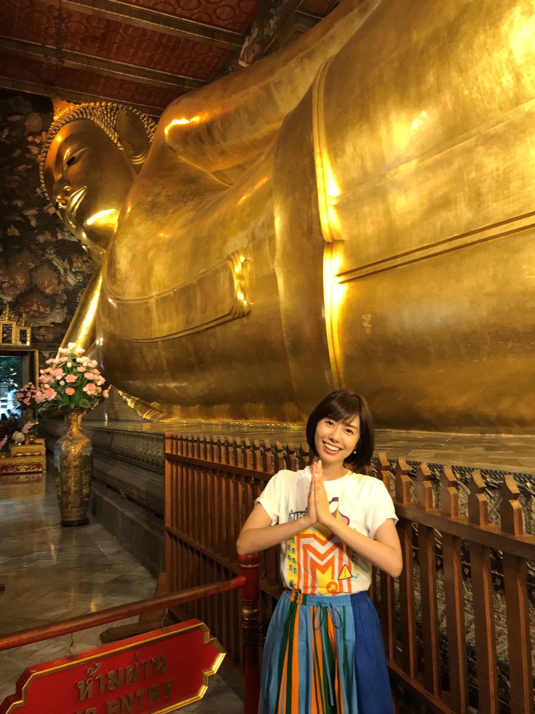バンコクのワット・ポー。その大きさと輝きに圧倒されました…（提供写真）