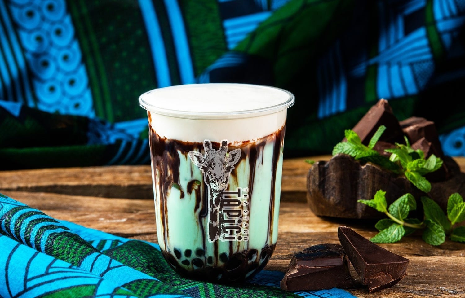 「タピチ‐チョコミント」ミント2種&ビターチョコの爽やかタピオカチーズドリンク登場