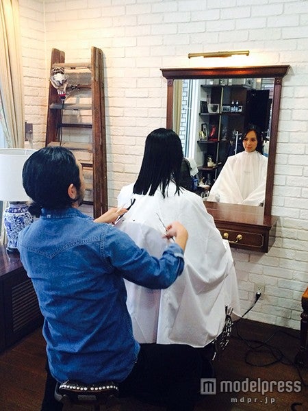 鈴木サチ／ヘアカット：air朝日