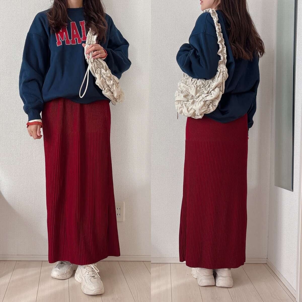 BONLECILL至福のカヌレニットとロゴニットコーデ