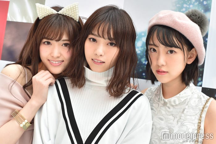 松村沙友理、西野七瀬、堀未央奈 (C)モデルプレス