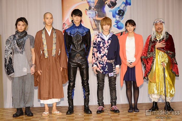 左より:磯村勇斗、柳喬之、山本涼介、西銘駿、大沢ひかる、竹中直人