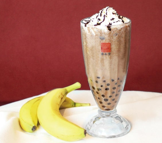 タピオカチョコバナナミルクティー650円（税別）／画像提供：春水堂