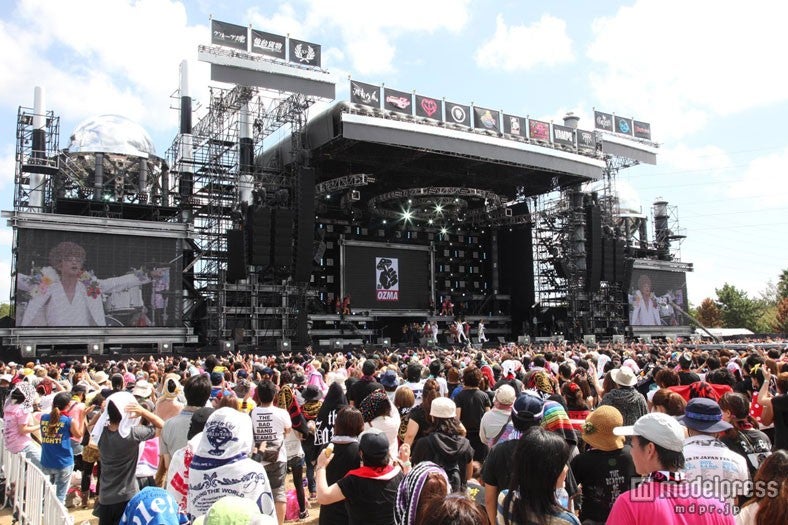 「氣志團万博2012」の様子