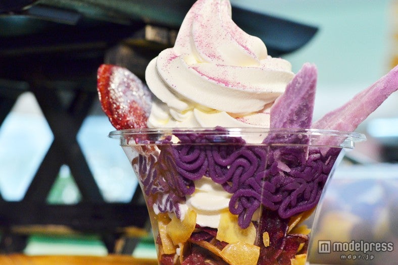 「紅いもモンブランパフェ」￥580