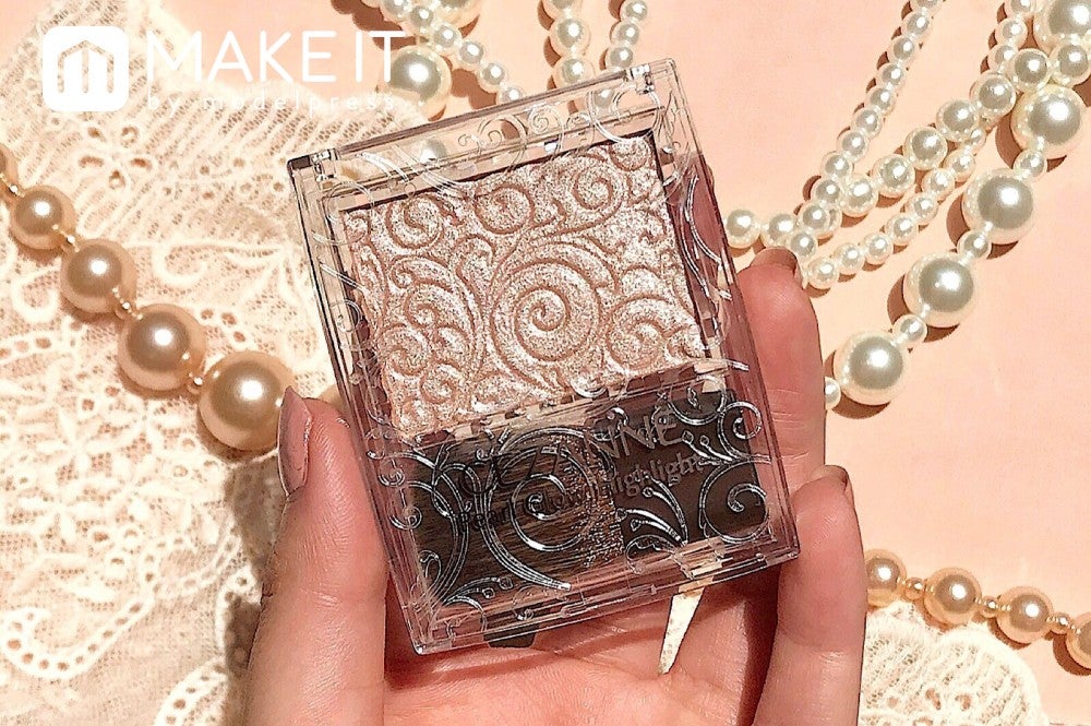 【チーク・フェイスカラー部門2位＜プチプラ＞】セザンヌ／パールグロウハイライト／02 ロゼベージュ (C)メイクイット